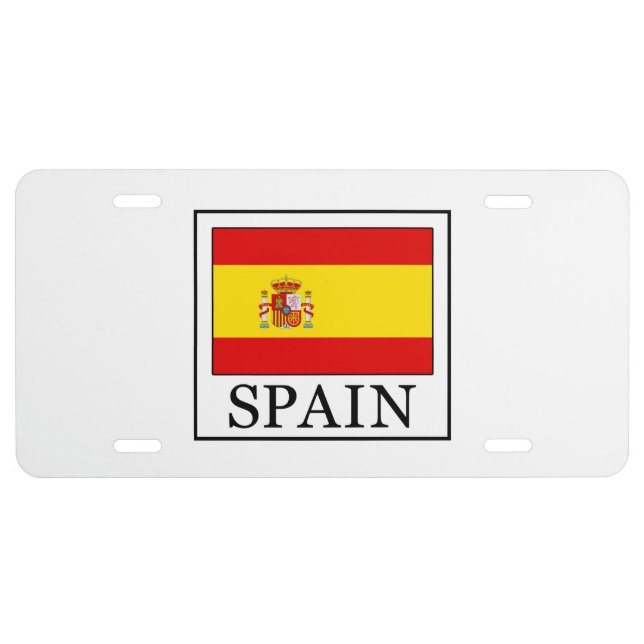 Spain License Plate (Front)
