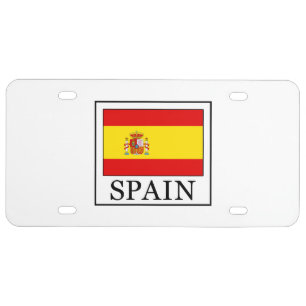 Spain License Plate