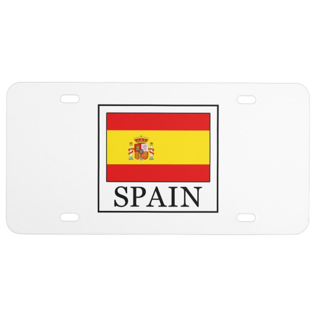 Spain License Plate (Front)