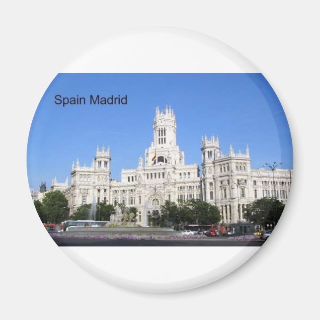 Spain, Madrid City Hall Plaza de Cibeles (St.K) Magnet (Front)