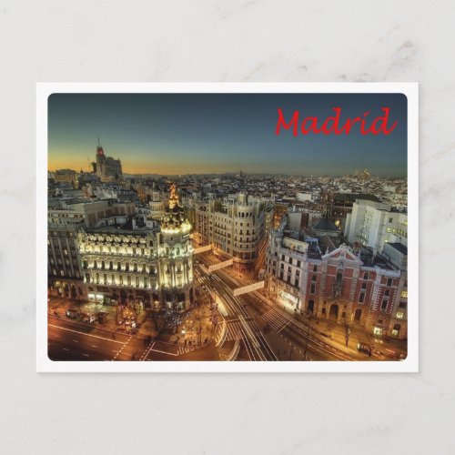 Spain _ Madrid _ City _ Postcard