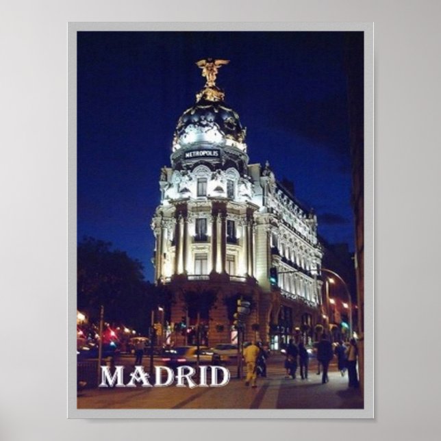 Spain - Madrid - City - Poster (Front)