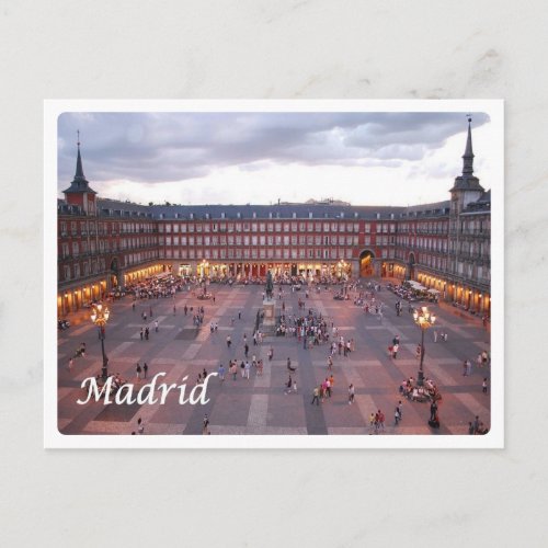Spain _ Madrid _  Mayor Square _ Postcard