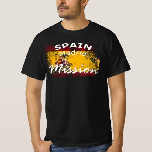 Spain Madrid Mormon LDS Mission T_Shirt