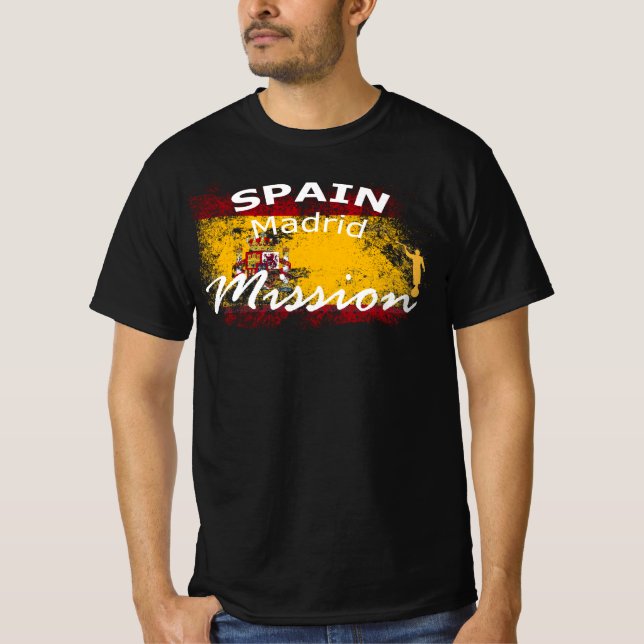 Spain Madrid Mormon LDS Mission T-Shirt (Front)
