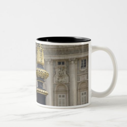 Spain Madrid Royal Palace ornate gilded lamp Two_Tone Coffee Mug