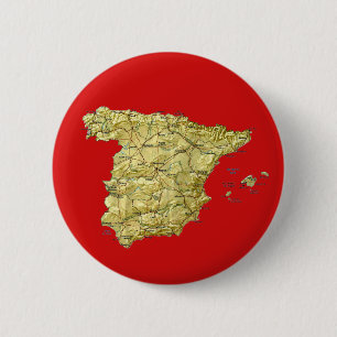 Spain Map Button