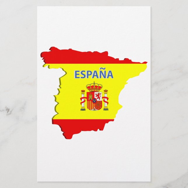 Spain map flyer (Front)