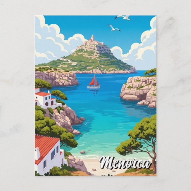 Spain Menorca Postcard (Front)