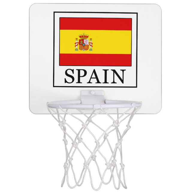 Spain Mini Basketball Hoop (Front)