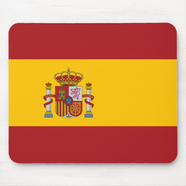 Spain National Flag Mousepad (Front)
