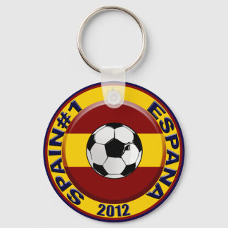 Spain No.1 #1 Champions of Europe Europa 2012 Keychain