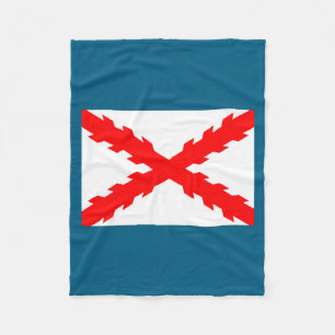 Spain Old Flag New Spanish Graphic Art Fleece Blanket
