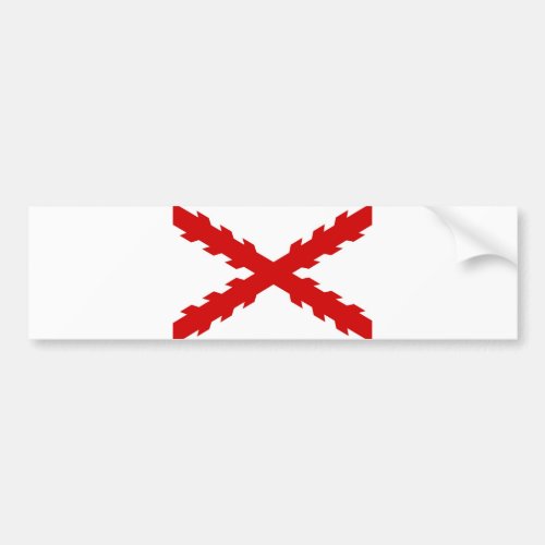 spain old flag new spanish indies conquistador bumper sticker