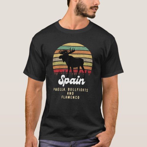 Spain paella bullfights flamenco T_Shirt