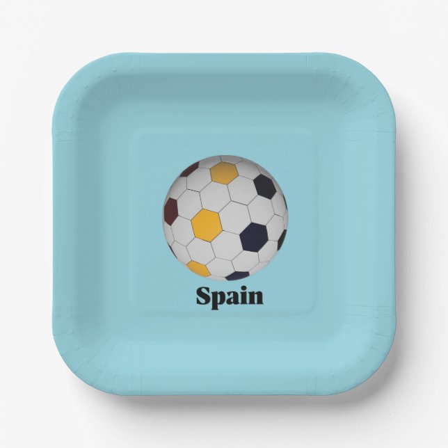Spain Paper Plates (Front)