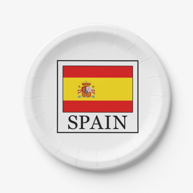 Spain Paper Plates (Front)