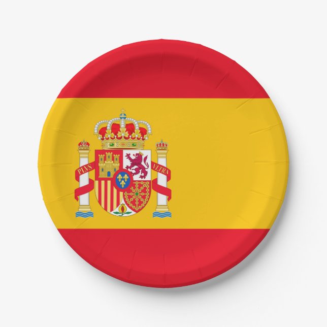Spain Paper Plates (Front)