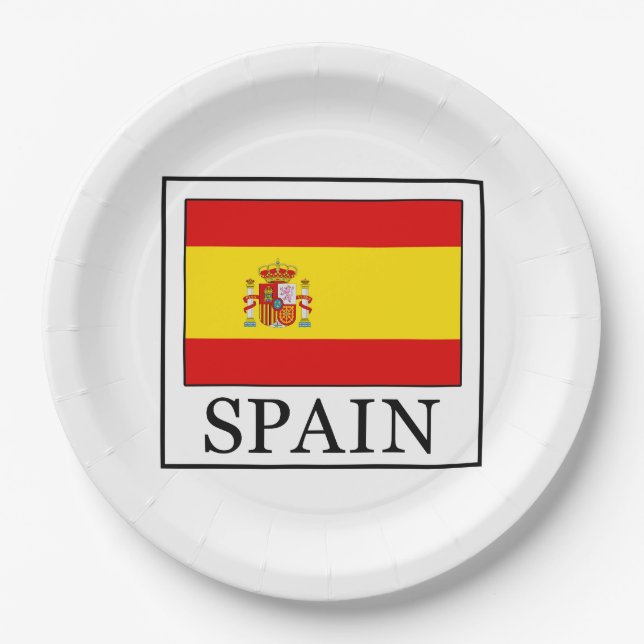 Spain Paper Plates (Front)