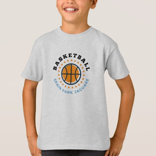 Spain Park Jaguars Basketball Circle Design Shirt