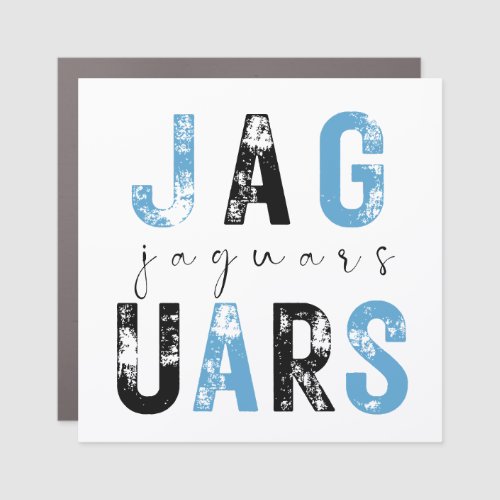 Spain Park Jaguars Stamp Design Car Magnet