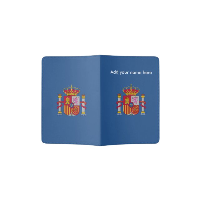 Spain* Passport Cover  España Cubierta Pasaporte (Opened)