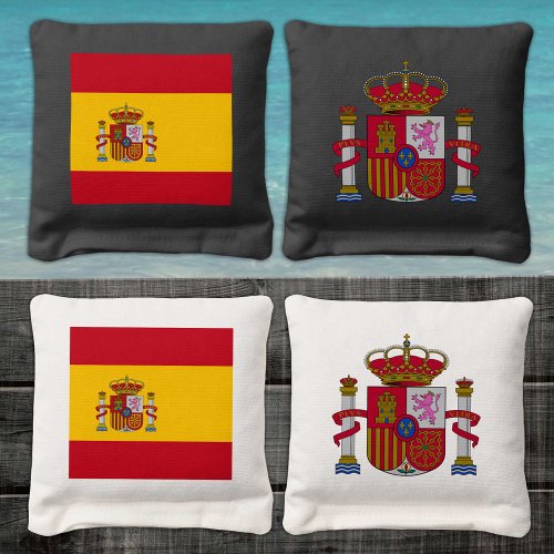 Spain patriotic bags Spanish Flag Cornhole Bags