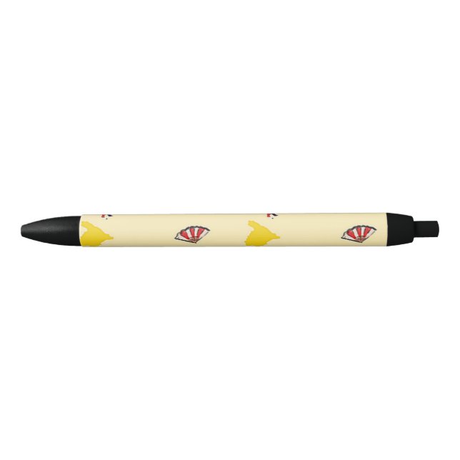 Spain pattern on cream pen (Front)