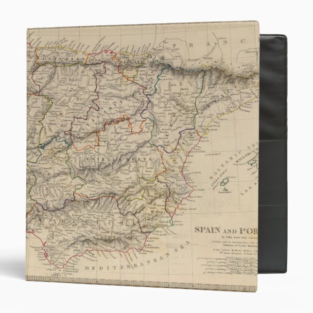 Spain & Portugal 3 Ring Binder (Front/Inside)