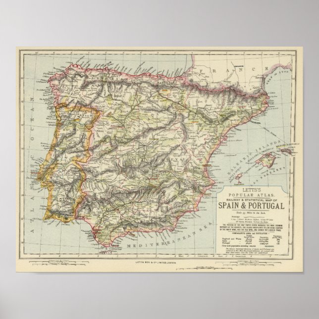 Spain, Portugal 4 Poster (Front)