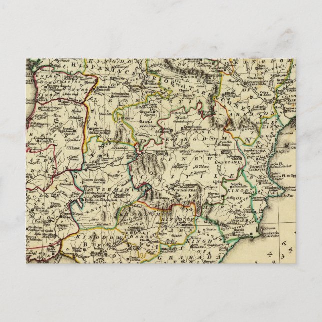 Spain, Portugal 6 Postcard (Front)