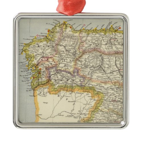 Spain, Portugal 7 Metal Ornament