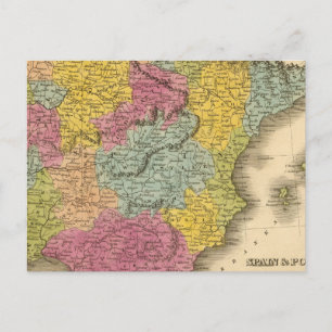 Spain, Portugal 8 Postcard