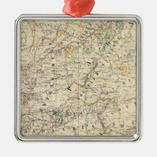 Spain, Portugal Europe 24 Metal Ornament