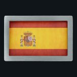 Spain Pride Belt Buckle<br><div class="desc">The beautiful artistic flag of Spain</div>