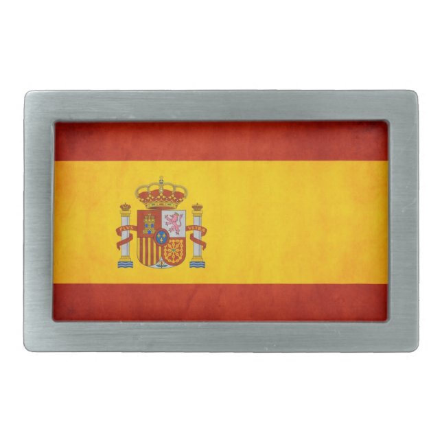 Spain Pride Belt Buckle (Front)