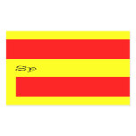 SPAIN RECTANGULAR STICKER