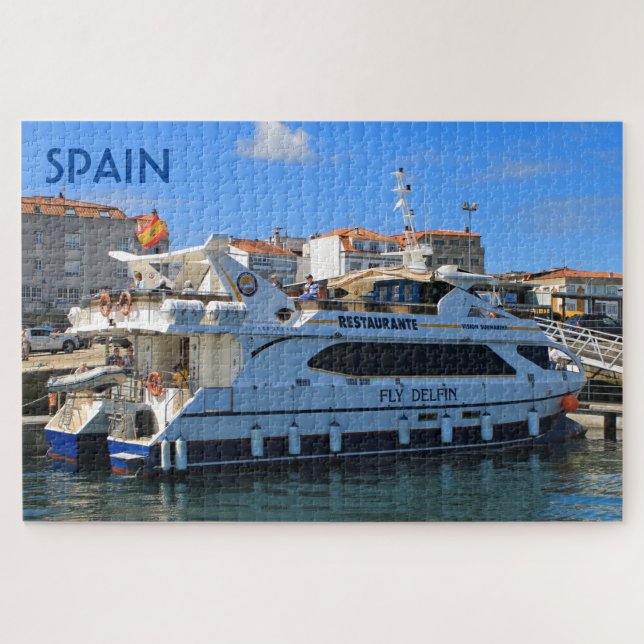 Spain: restaurant tour boat jigsaw puzzle (Horizontal)