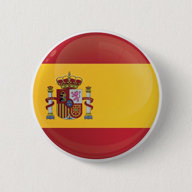 Spain  Round Icon Flag Button (Front)