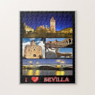 Spain - Sevilla - I Love - Jigsaw Puzzle