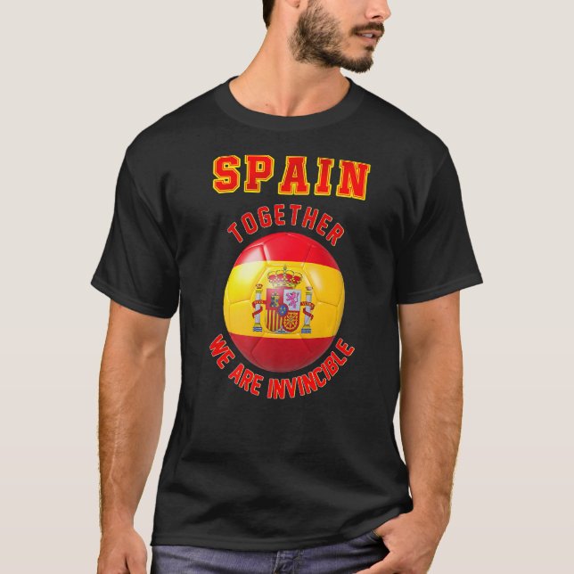Spain Slogan for fans of the Spanish football team T-Shirt (Front)