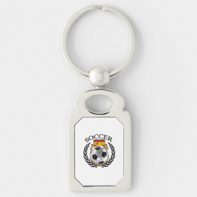Spain Soccer 2016 Fan Gear Keychain (Front)