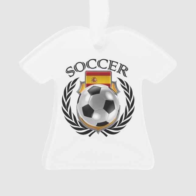 Spain Soccer 2016 Fan Gear Ornament (Front)