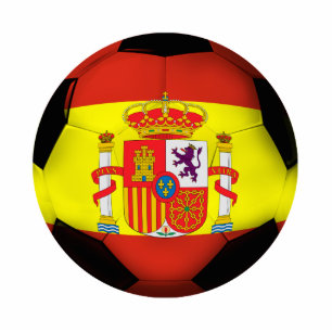 Spain Soccer Ball Sports Ornament