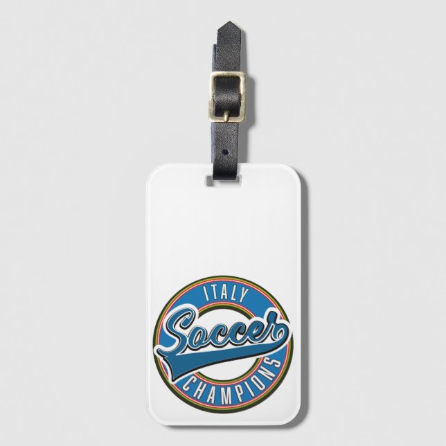 Spain soccer champions logo. luggage tag (Front Vertical)