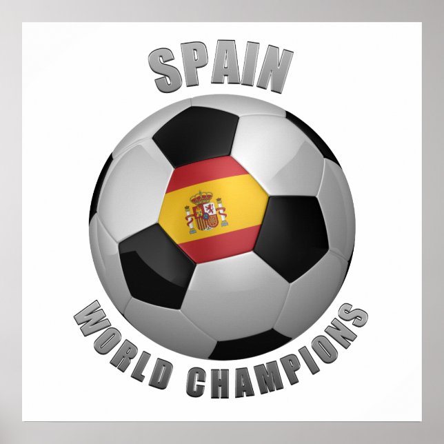 SPAIN SOCCER CHAMPIONS POSTER (Front)