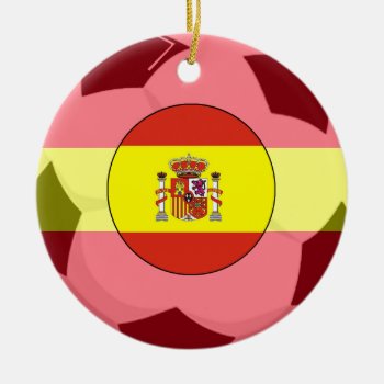 Spain Soccer Fan Ornament 2010 World Cup Champ 2 by pixibition at Zazzle