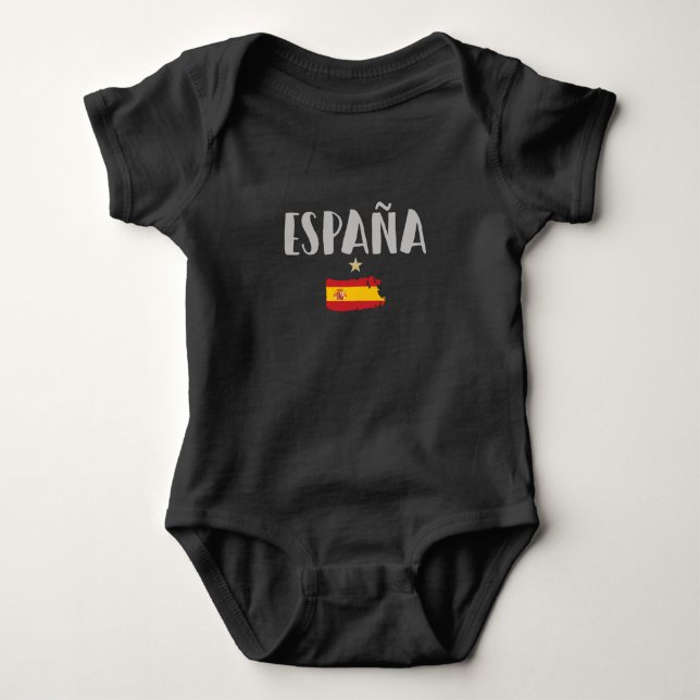 Spain Soccer Football Fan Shirt Flag (Front)