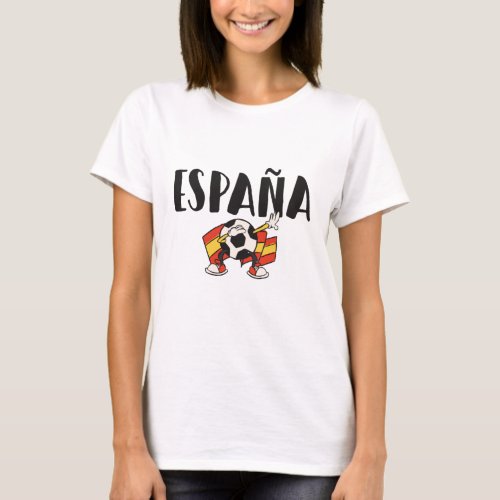 Spain Soccer Football Fan Shirt Flag