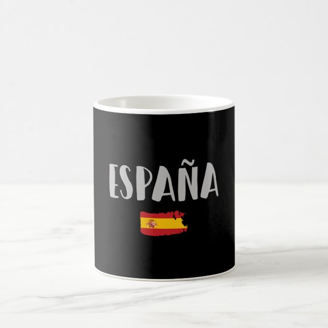 Spain Soccer Football Fan Shirt Flag Coffee Mug (Center)